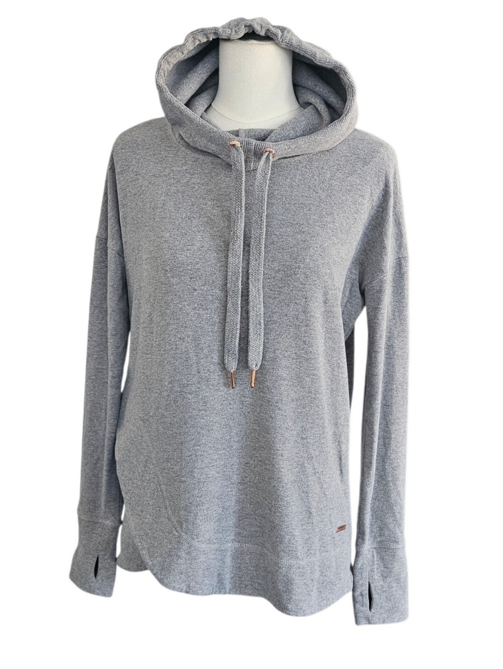 Sweaty Betty Escape Luxe Fleece Hoodie Gray Size S